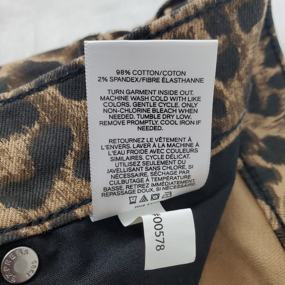 Express Leopard Leggings - Picture 6 of 8
